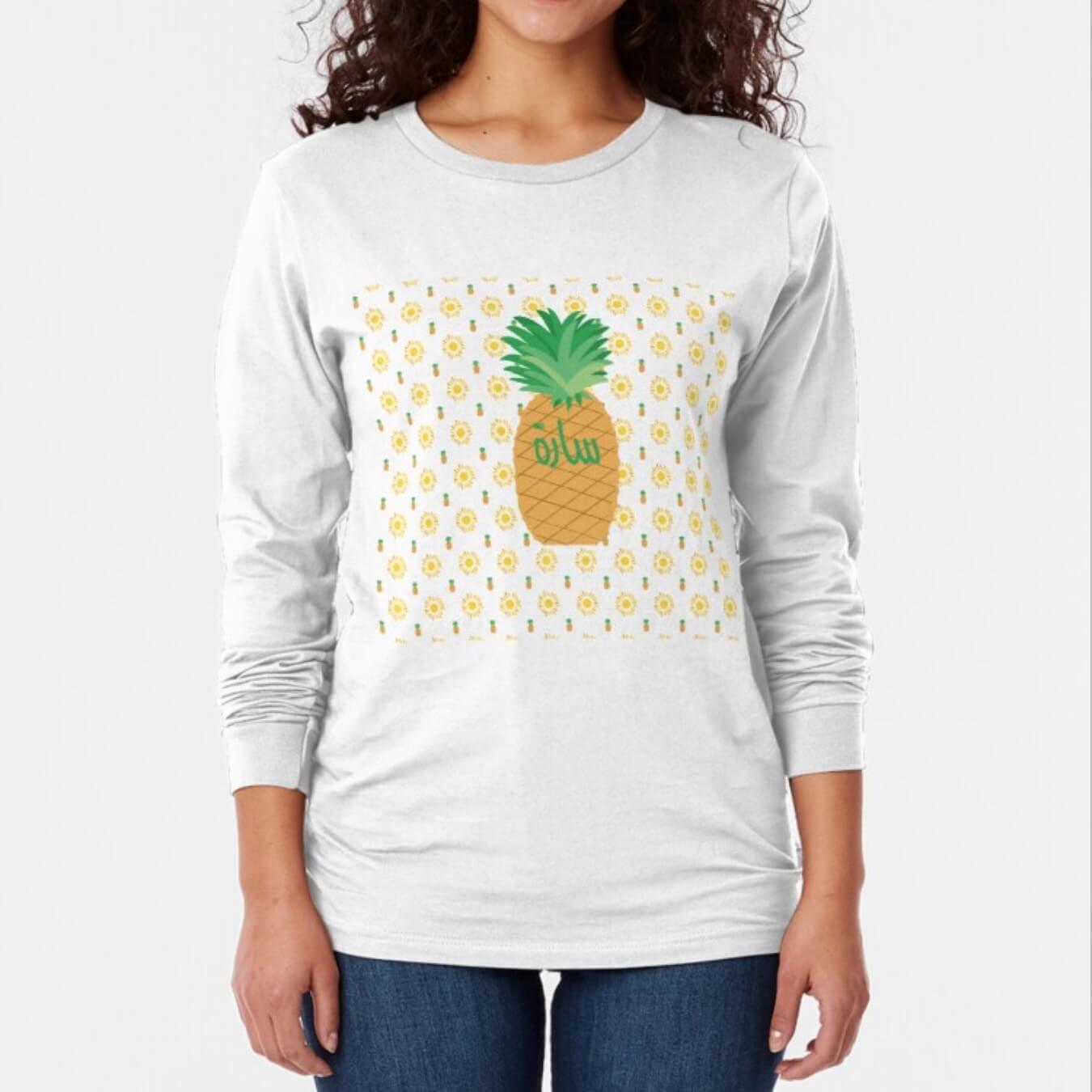 'Fruit of Summer' long-sleeve top for biggies