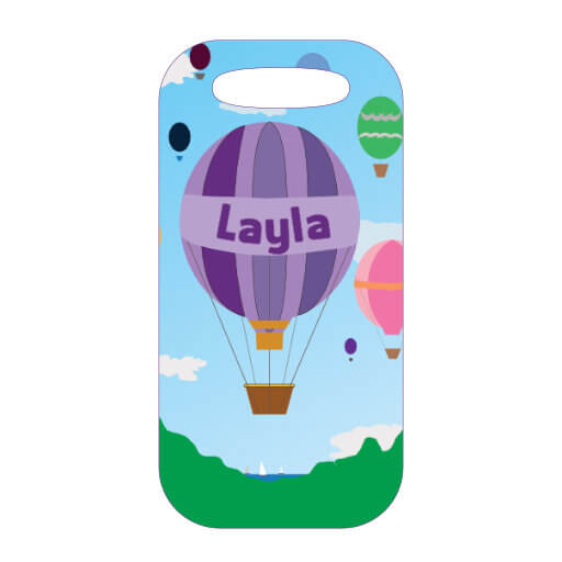'Ballooning' Personalised Bag Tag