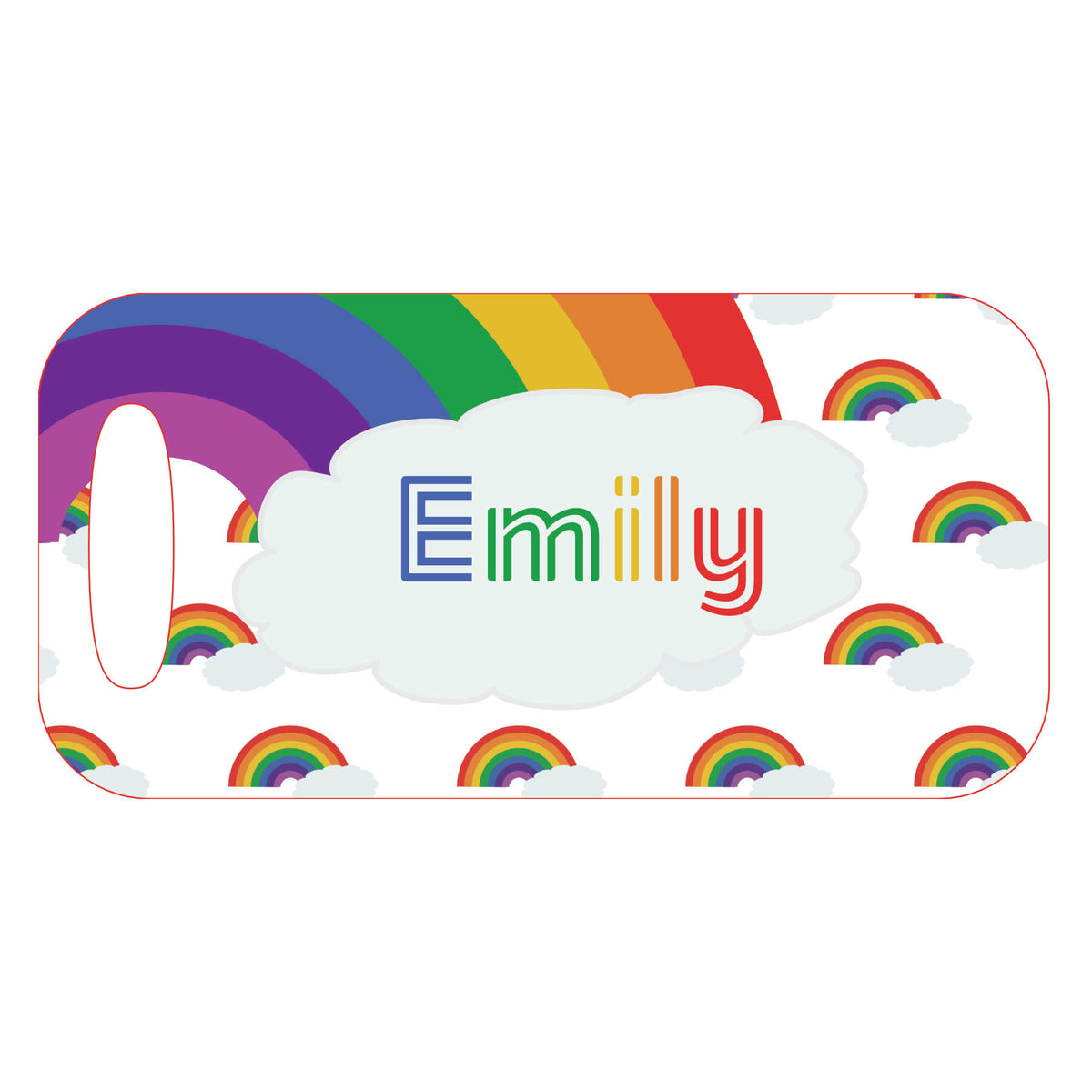 &#39;End of the Rainbow&#39; Personalised Bag Tag