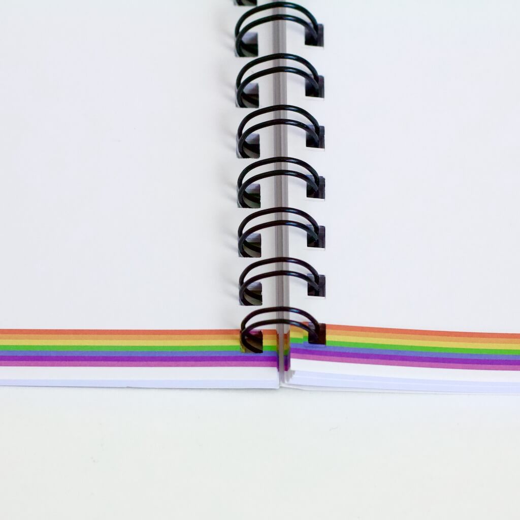 &#39;In the Sky&#39; spiral-bound personalised notebook