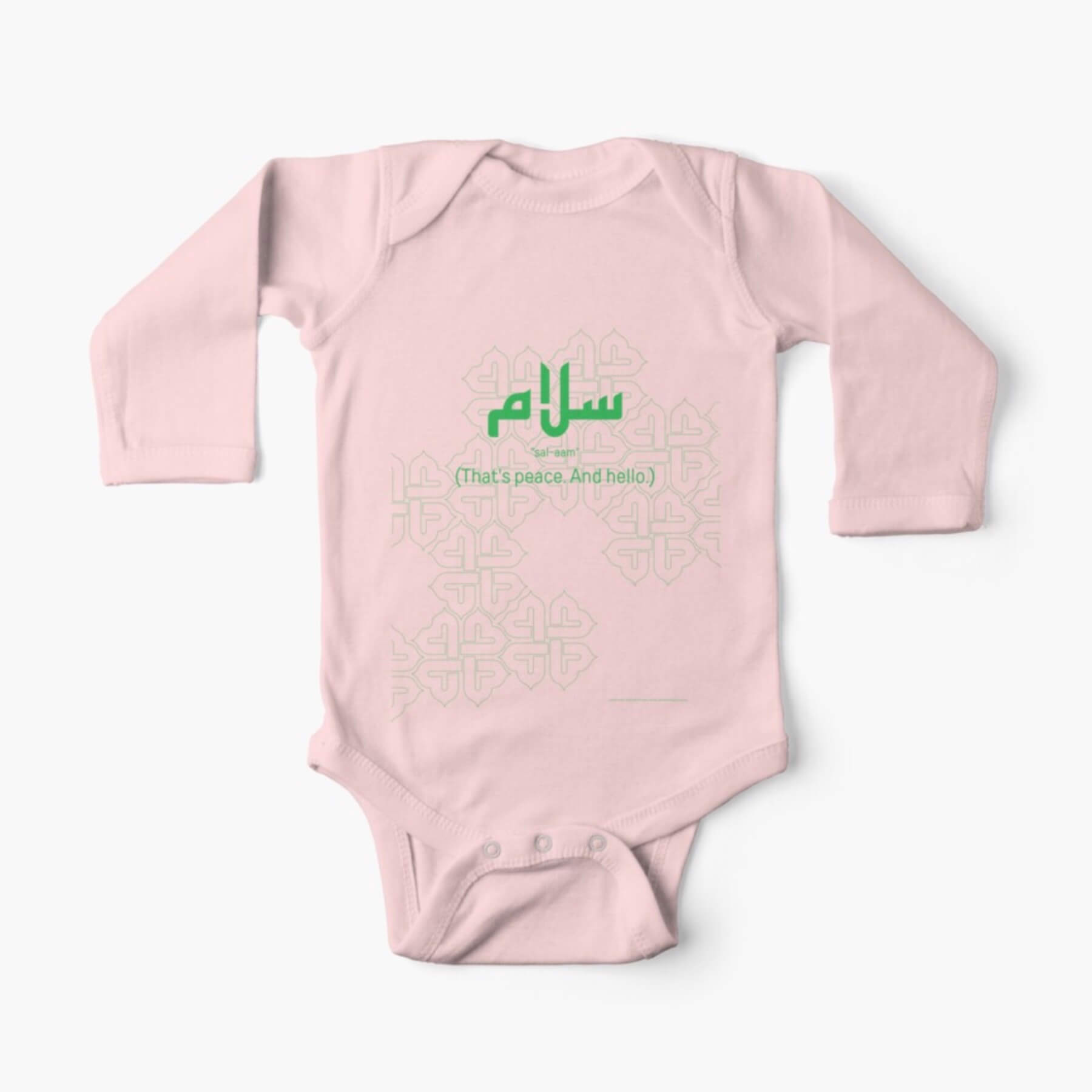 Order 'Salaam' adorable long-sleeve onesie