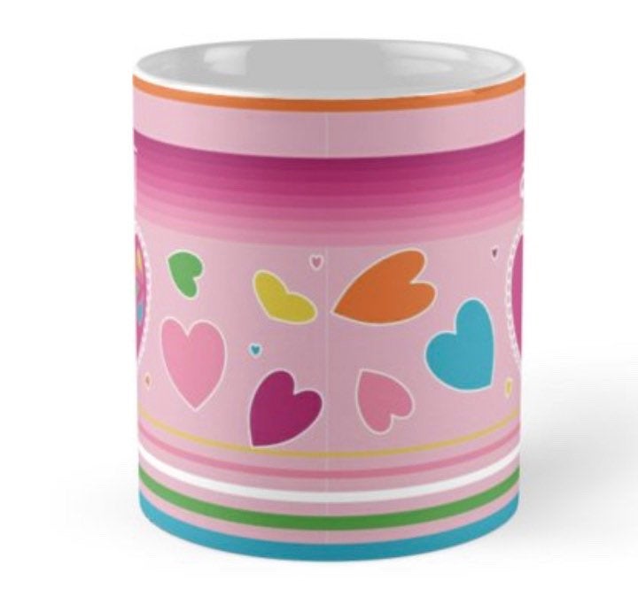 &#39;Jewels in my Heart&#39; personalised mug