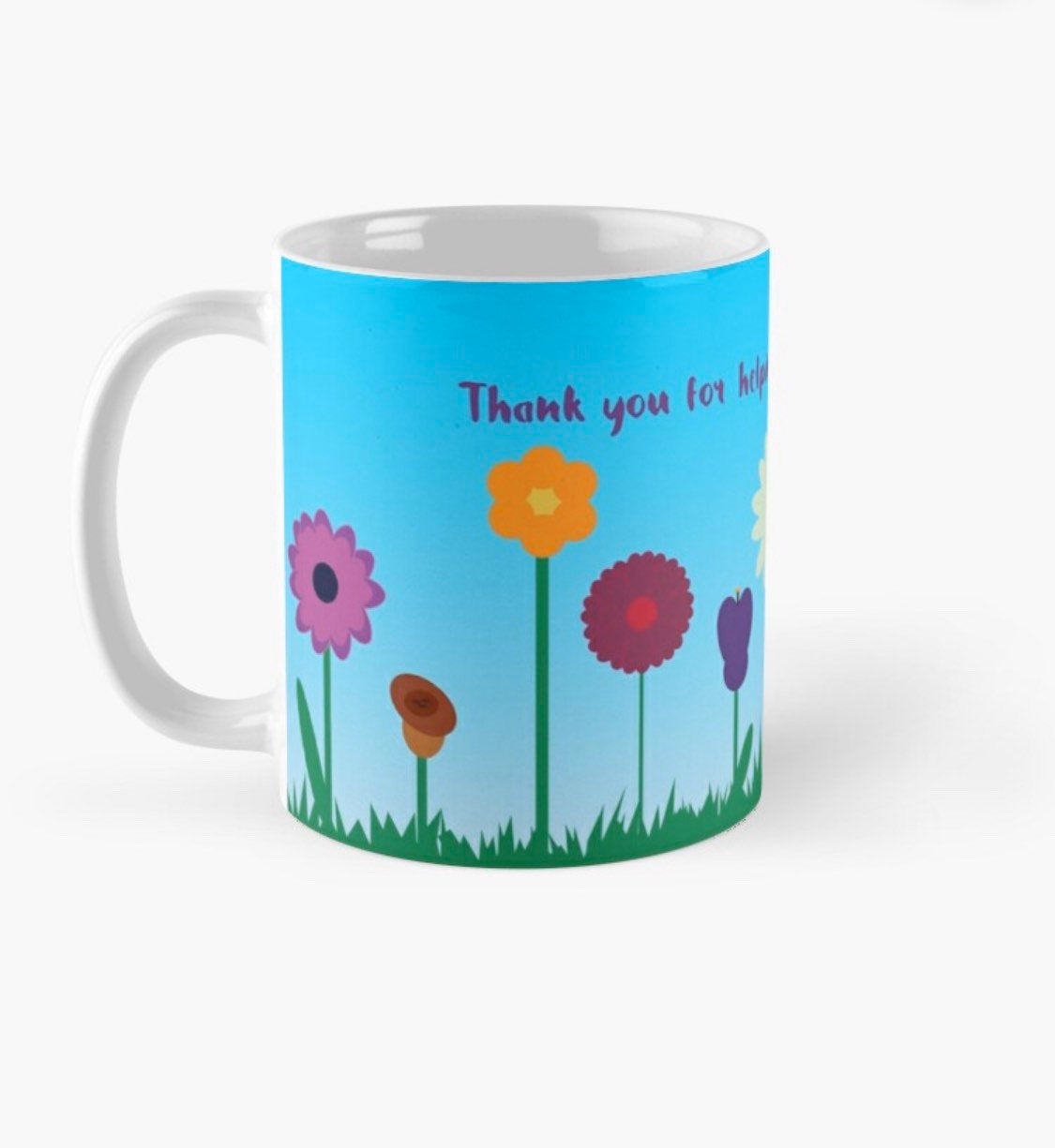 Personalized Thank You For Helping Us Bloom Mug 25365 - Famvibe