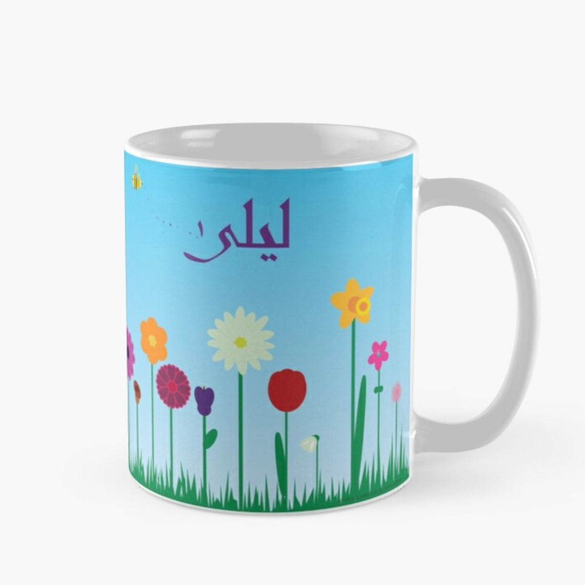 &#39;Flower Patch&#39; Personalised Mug