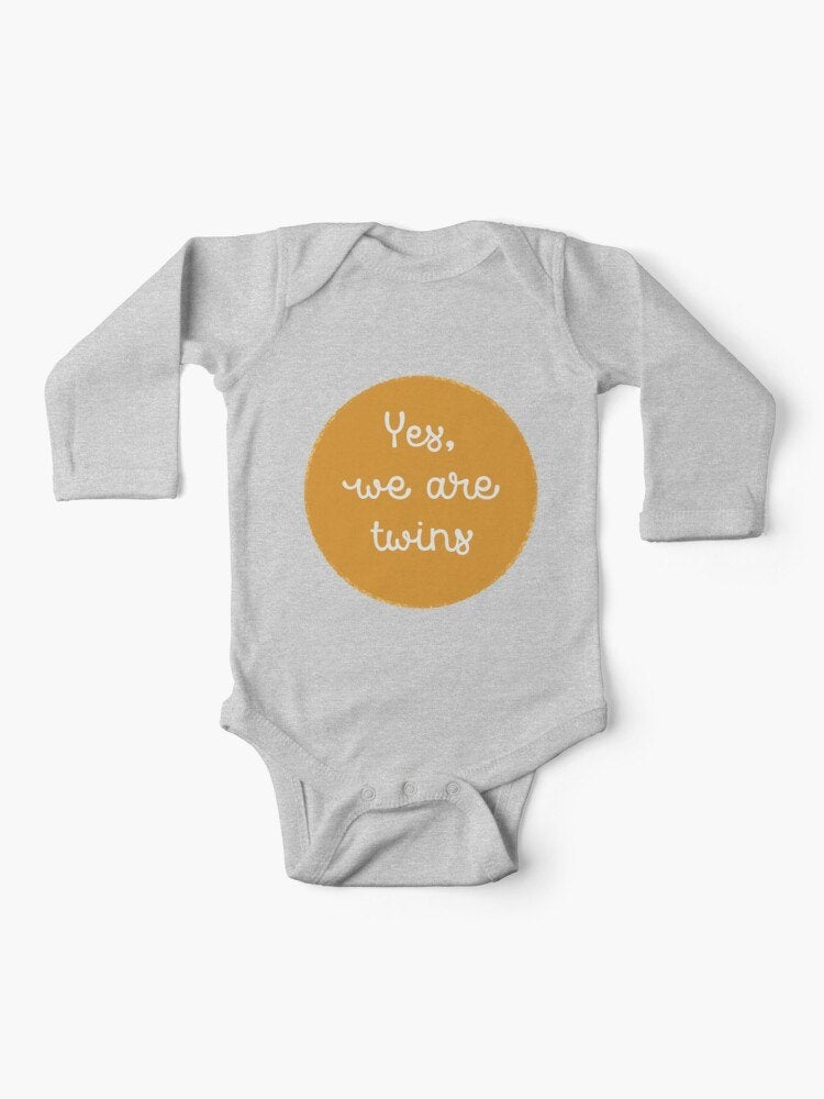 &#39;All Mine&#39; twin onesies + tote bag baby gift set